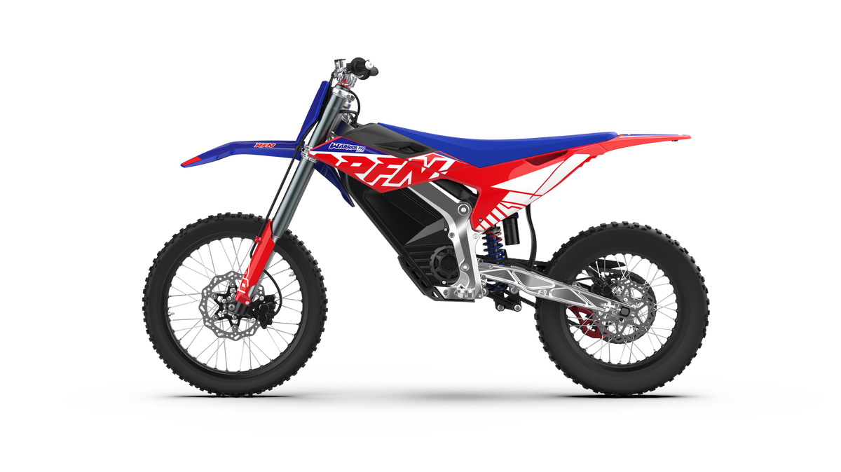 2026 RFN Warrior Pro SX-E15 Electric Dirt Bike - 56 MPH Off-Road