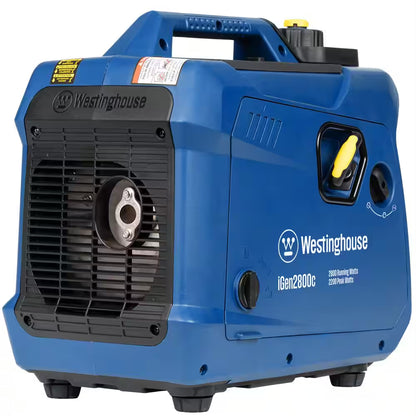 2,800-Watt Gas Powered Portable Inverter Generator with Recoil Start, LED Data Center, Quiet Technology