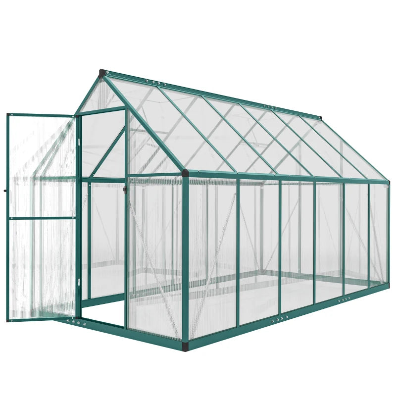 Convenient Walk-In Greenhouse Adjustable Roof Green House