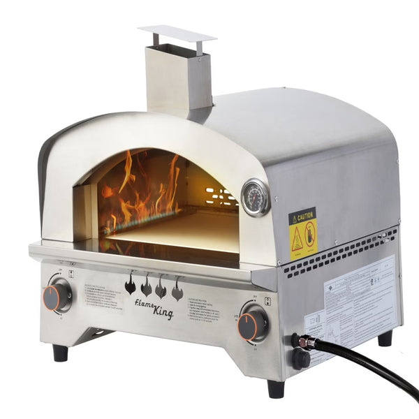 Propane Gas Pizza 13-Inch Food Outdoor Oven for Camping, Backyard, Tailgating