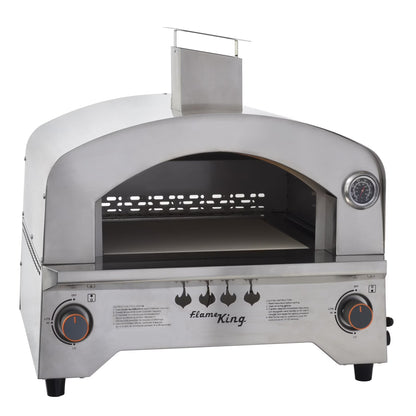 Propane Gas Pizza 13-Inch Food Outdoor Oven for Camping, Backyard, Tailgating