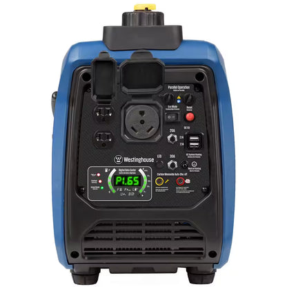 2,800-Watt Gas Powered Portable Inverter Generator with Recoil Start, LED Data Center, Quiet Technology