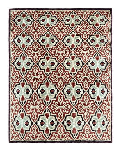 Portuguese Rug 9x12, Vintage Carpet, Handmade Wool Rug